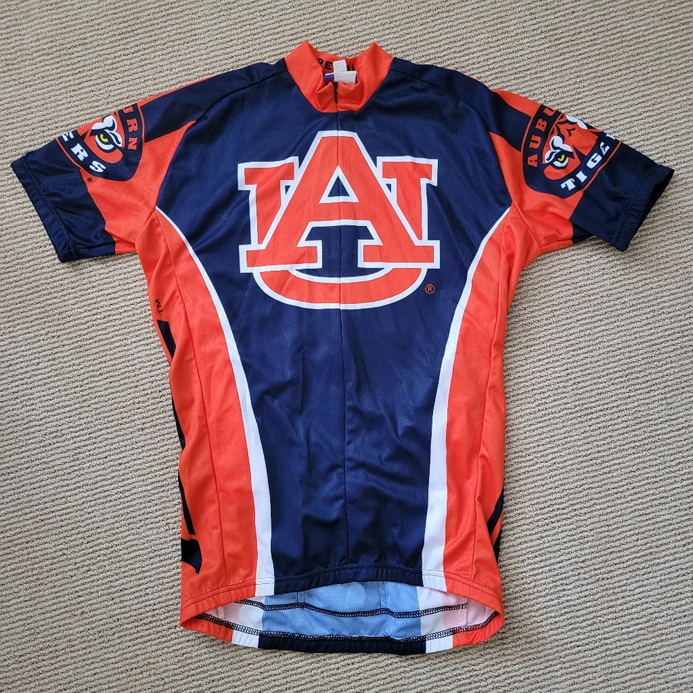 Auburn Tigers Cycling Jersey - Navy and Orange